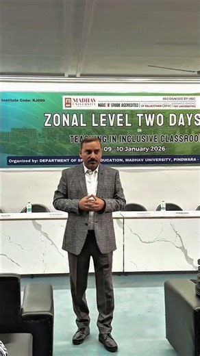 2-Day CRE (12 Points) Zonal Level Programme | Madhav University | Special Education