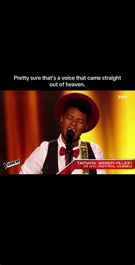 In 2016 on The Voice France, Tamara Weber-Fillion stepped onto the stage with Bob Dylan’s Knockin’ on Heaven’s Door — and delivered it with a delicacy that immediately changed the air in the room. There was no need for overpowering belts or dramatic runs. Her strength lived in softness. Each note floated, controlled and pure, giving the classic song a gentler, almost celestial quality. It didn’t feel like she was trying to impress — it felt like she was simply letting the music breathe. Many vie