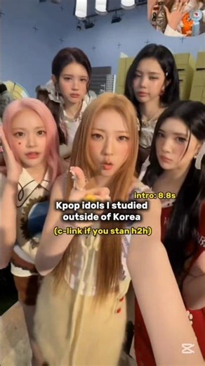 Kpop idols I studied outside of Korea #idle #blackpink #lsrfm #njz #itzy