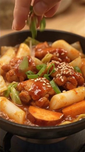 Preparing miniature Korean Dakgalbi