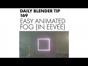 Daily Blender Tip 169: Easy animated fog in Eevee
