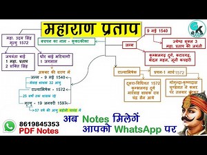 महाराणा प्रताप Notes l Maharana Pratap l Rajasthan History l PATWAR l POLICE l RAS l REET l BSTC