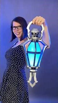 I made Flins ghost lamp with LEDs #cosplay