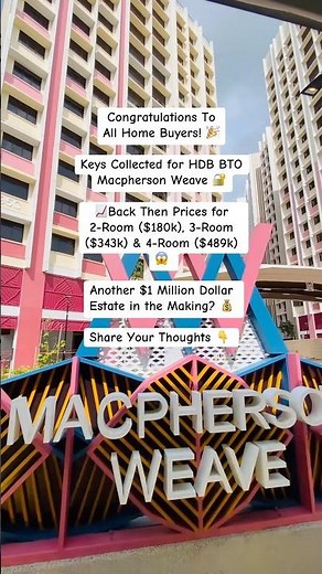 Congrats to All Home Buyers! Expert Tour of NEWEST HDB BTO Macpherson Weave You Won't Want to Miss!
