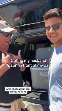 Calling My Husband “Daddy” in Front of My Dad 😂 #funny #couple #Shorts #Viral #Comedy