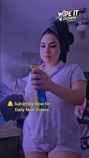 Wipe It Down Challenge ✨ Mirror Magic Transformation! 🔥 #wipeitdownchallenge #shorts #viralvideo