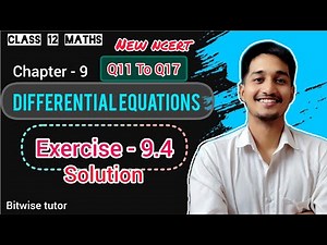 Part 3 | Q11 To Q17 | Exercise 9.4 class 12 maths | Ex 9.4 class 12 maths q11 | Ex 9.4 q11 class 12