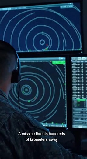 A short-form visual documentary under 'Defense Systems', explaining Missile Defense Radar with AI voice-over and auto subtitles. | Frontline Legacy