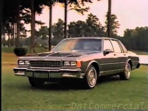 1986 Chevy Caprice Commercial (1985) Luxury Car Drive Today's Chevy, Live Today's Chevy Chevrolet
