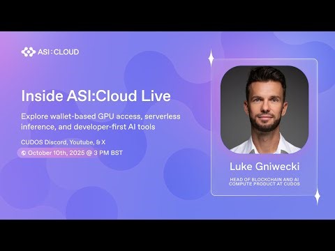 Walkthrough - Inside ASI:Cloud Live