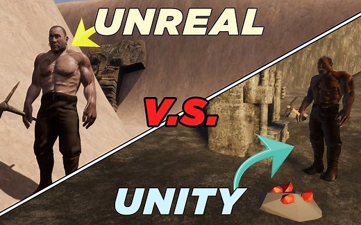 PK！用Unity和UE做同一款游戏