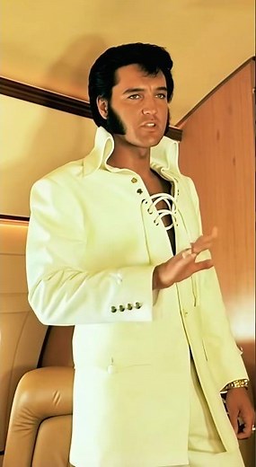 Rare Elvis Presley Jet Photo (1970) | AI Recreated Moment Aboard His Private Plane ✈️👑