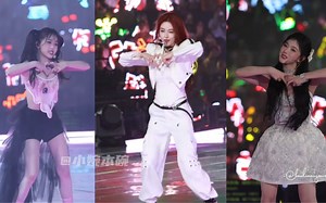 虞书欣喻言孔雪儿yesok直拍同屏｜THE9演唱会