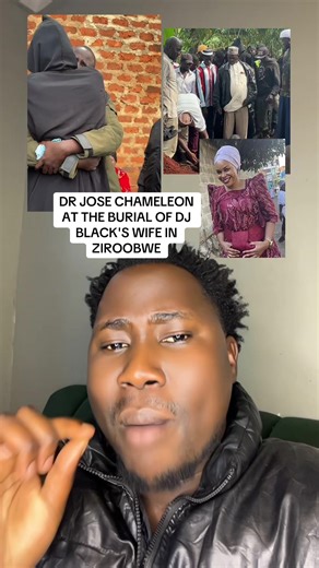 Dr. Jose Chameleon's Emotional Tribute at DJ Black's Wife's Burial