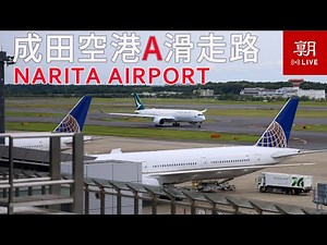 【LIVE】成田空港ライブカメラ A滑走路(南側）＠朝日新聞成田支局 LIVE at Narita International airport