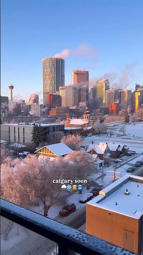 Snowfall in Calgary ❄️ A Stunning Winter Wonderland in Alberta | YYC Travel” #yyc #winterincanada