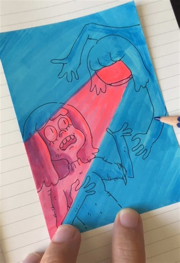 Coloring trick #asmrart #asmrcoloring #artprocess #coloring | Coloring