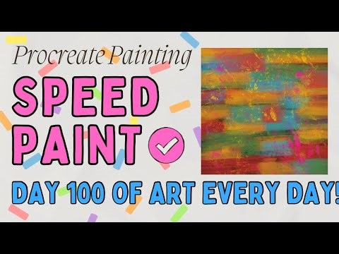 I DID IT! 💯 Day 100: Grand Finale Celebration Speedpaint (Procreate Challenge)