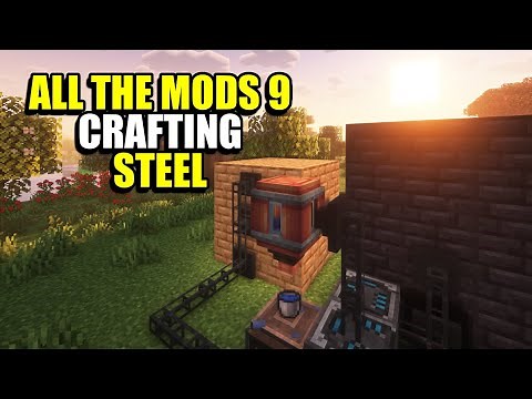 Ep48 Crafting Steel - Minecraft All The Mods 9 Modpack