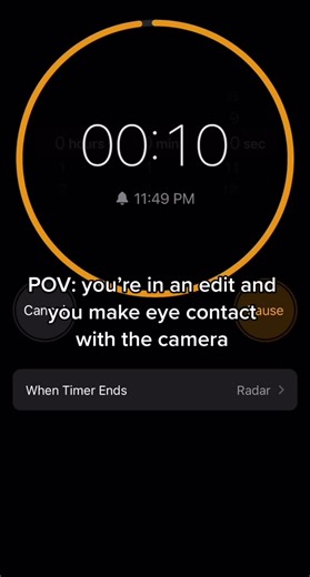 Countdown POV Timer Eye Contact Act