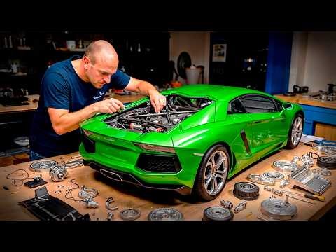 Man Builds a FULLY FUNCTIONAL $12,000 Scale LAMBORGHINI V12 RC | ‪@septemberflow‬