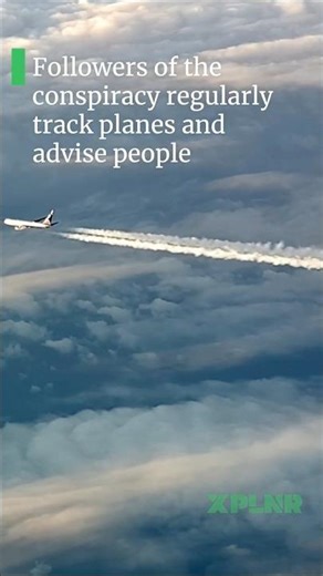 The "Chemtrail" Conspiracy ☁️ ✈️ #conspiracytheories #facts #shorts