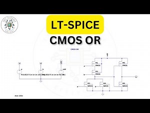 CMOS OR Gate Simulation in LTspice | Transistor-Level Design, Working & Output Waveform