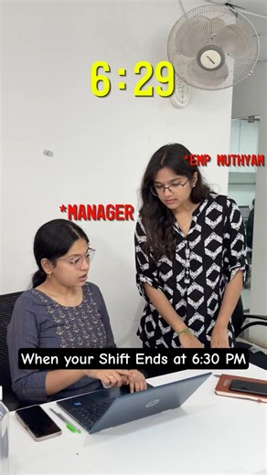 When Your Shift Ends at 6:30 PM 😭