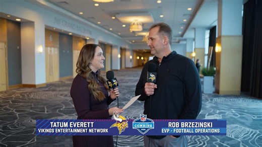 Rob Brzezinski Discusses Vikings Approach to 2026 NFL Draft, Working with Kevin O'Connell & More