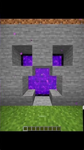 Minecraft Creeper Portal Moment