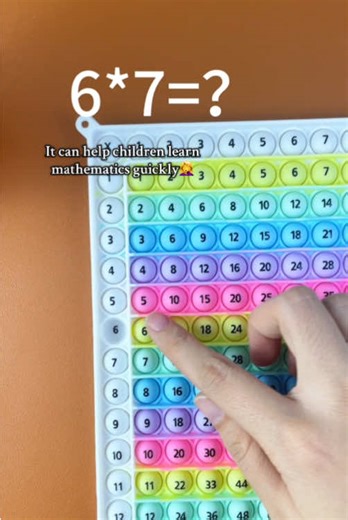 Make math fun with this 12x12 times table game! The perfect way to practice and play! #MathFun #learningisfun #TikTokShopBlackFriday #TikTokShopCyberMonday #spotlightfinds