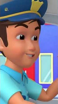 Wheels On The Police Car #shorts #rhymes #babyvideos #poems #kidsfun #trending