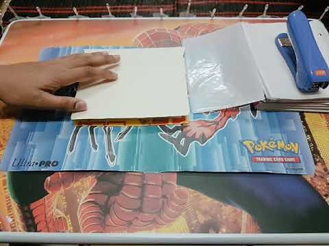 How to make a Pokemon card binder