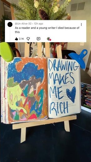 abstract contour drawing in my altered book #sketchbookart #oilpasteldrawing #oilpastelart