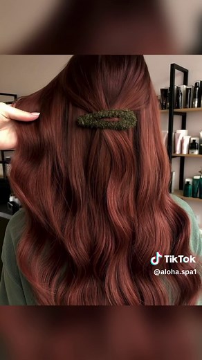 El Mejor Tono Rojizo para tu Cabello en Caoba 😍