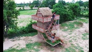Building a Beautiful Double-Story Mud Villa