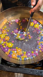 Bua Loy Fresh Colorful Dessert with Cartoon Character 📍Sai Roong Bua Loy, Phetchaburi #dessert #yummy #foodlover #food #thaifood | SpeedFoods