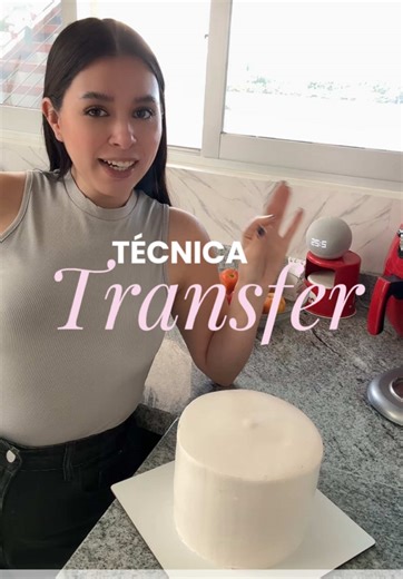Técnica Transfer para Decorar Pasteles con Éxito