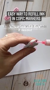 Copic markers is what we mostly use to color our images.. when it’s time to refill the markers, here is how Irina does it - easy!!! . . #copicsketch #copics #refillmarkers #coloring #copicmarkers | La-La Land Crafts