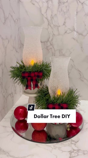 Dollar Tree DIY Christmas Lanterns 🎄Y’all ever crafted with epson salt? It makes a great substitute for fake snow, when mixed with glitter. #christmas #DIY #christmasdecor #christmasdiy #ornaments #diylantern #christmasdecorating #christmasdecorations #crafts #dollartreediy #viral #Centerpiece #fypシ #howto #dollartreechristmas #diyhomedecor