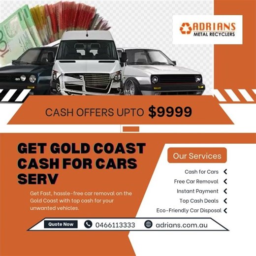 Gold Coast Cash for Cars Made Easy! 💰🚗 | Adrians Metal Recyclers