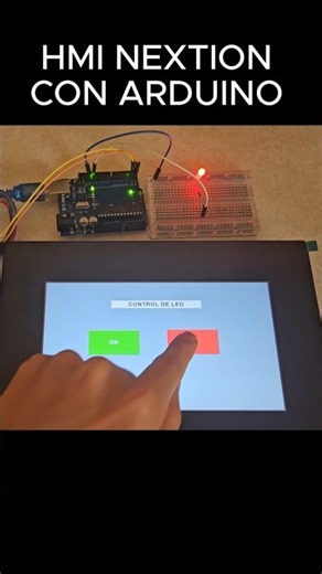 HMI NEXTION CON ARDUINO #nextion #arduino #hmi #proyectos #tutorial