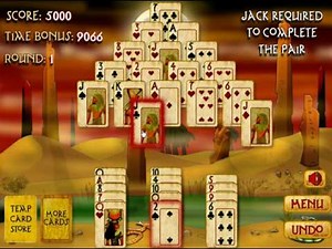 Pyramid Solitaire: Mummy's Curse - Free Online Game