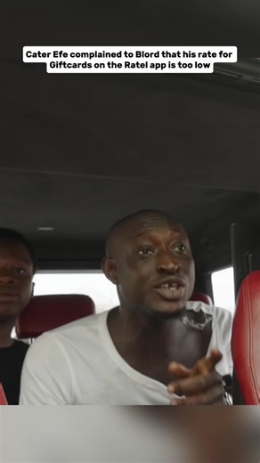 Cater Efe Discusses Low Giftcard Rates on Ratel App