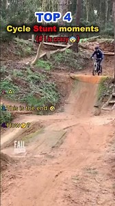 "Top 4 Funniest Cycle Stunt Moments 😂 Wait For No.1"#shorts #funny #cyclestunt #fails #viralshorts