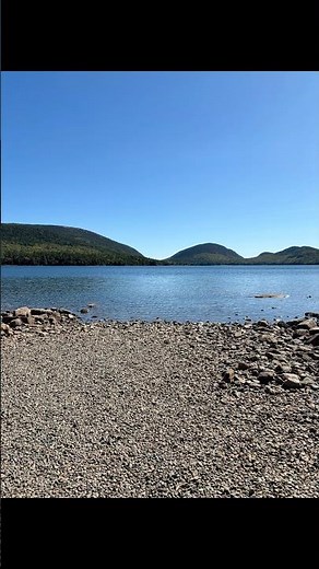 Eagle lake in Acadia National Park