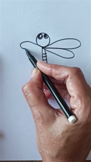 how to draw beautiful and easy insect with 1