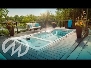 Swim spas: A backyard space for exercise, relaxation, and family fun