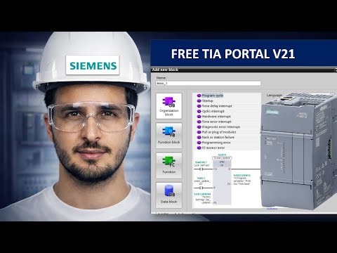 How to Get Free TIA Portal V21 Cloud + Simulator | PLC Programming Tutorial | First PLC Project