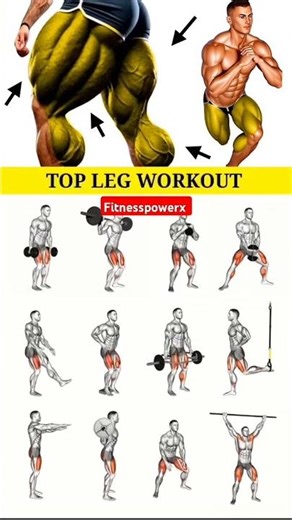12 LEG DAY EXERCISES TO BUILD STRENGTH + SHAPE 🔥”